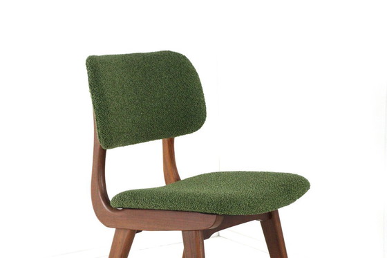 Image 1 of Set di 4 sedie da pranzo imbottite vintage