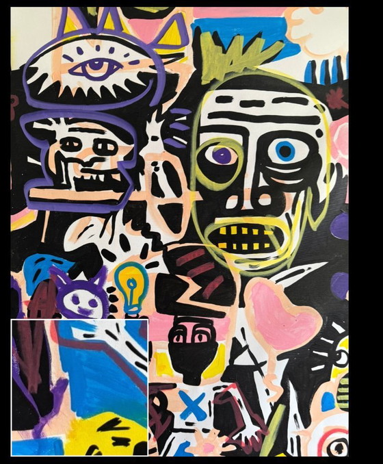 Image 1 of Gemälde Freda People Guernica Abstrakte Sammlung