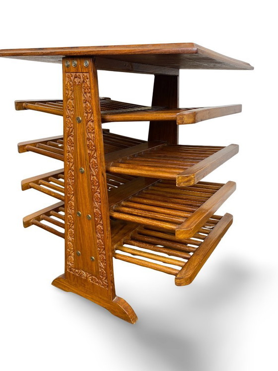 Image 1 of Porte-revues en bois dans le style d'Edward J. Wormley, Circa 1950