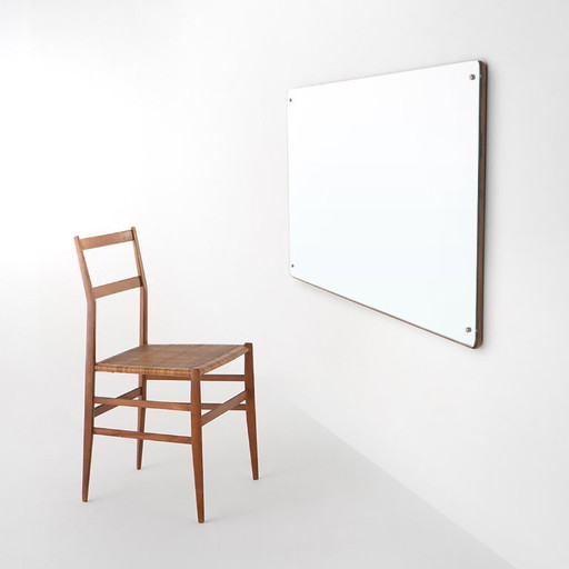 Rechteckiger Wandspiegel, 1950er Jahre