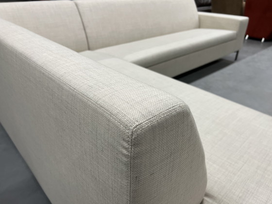 Image 1 of Divano angolare Gelderland 7610 con sgabello in tessuto Clara