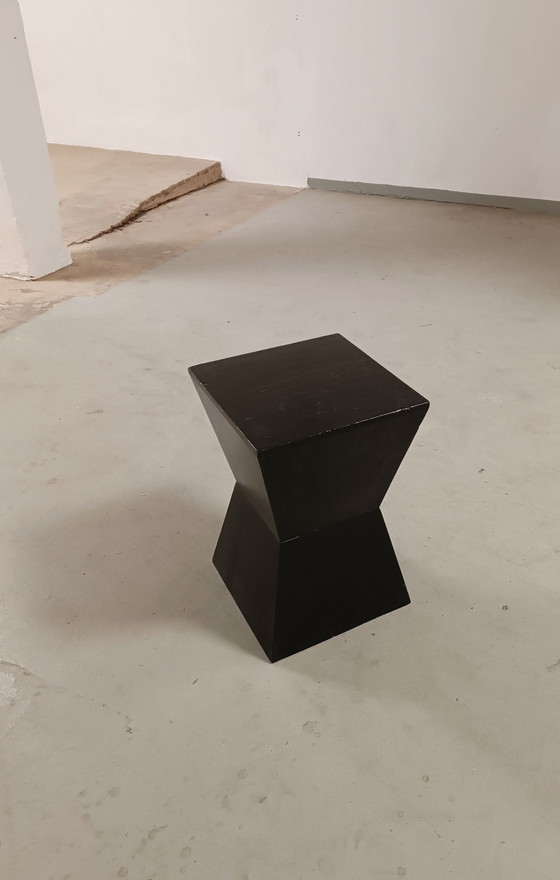 Image 1 of Geometric wooden side table 