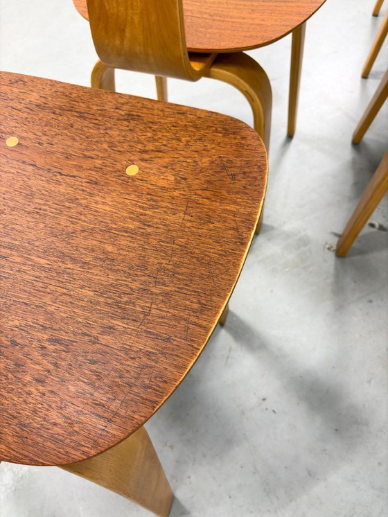 Image 1 of Set Pastoe SB02 Dining Room Chairs by Cees Braakman