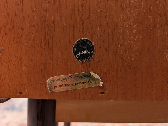 Image 1 of Vintage kaptafel met kruk, Melvin Mikkelsen Møbler, Denemarken, jaren 60