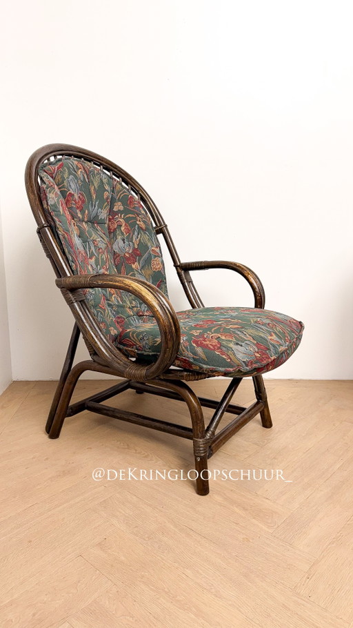 Vintage Rattan Chair Armchair – fauteuils, Bamboo (photo 2 of 7)