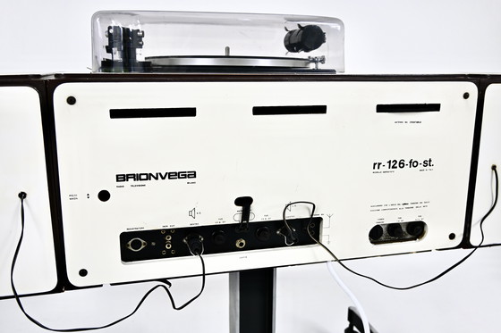 Image 1 of Stereofonische RR-126 Radio van F.lli Castiglioni voor Brionvega, jaren 1960