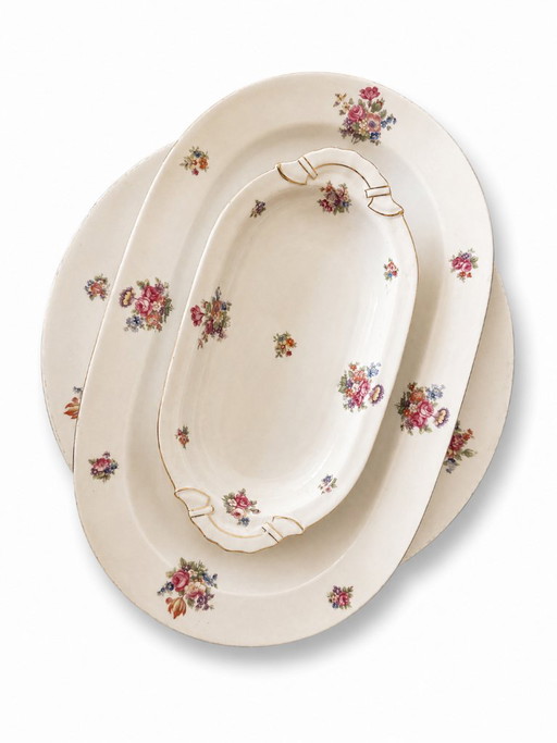 Set van 3 Seltmann Bavaria borden uit de jaren 1950/1960 – servies, Ceramic