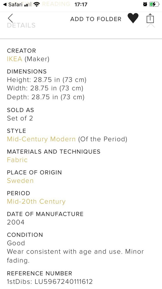 Image 1 of 2 x Drehstuhl Carina Bengs draaifauteuils