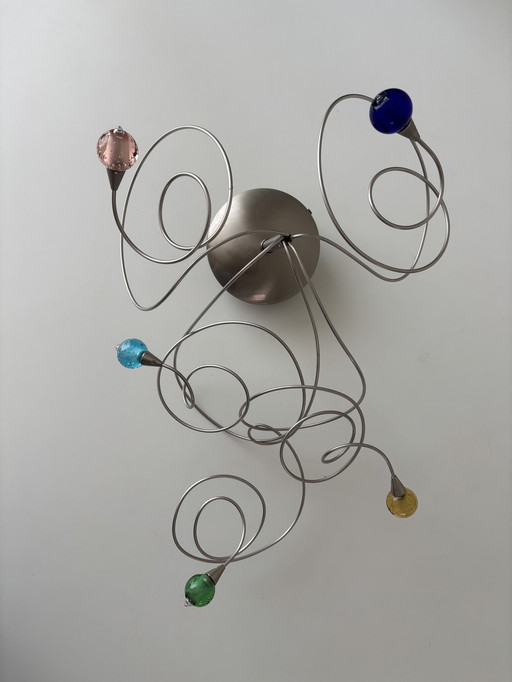 Harco Loor wand/plafondlamp Murini glass 50cm