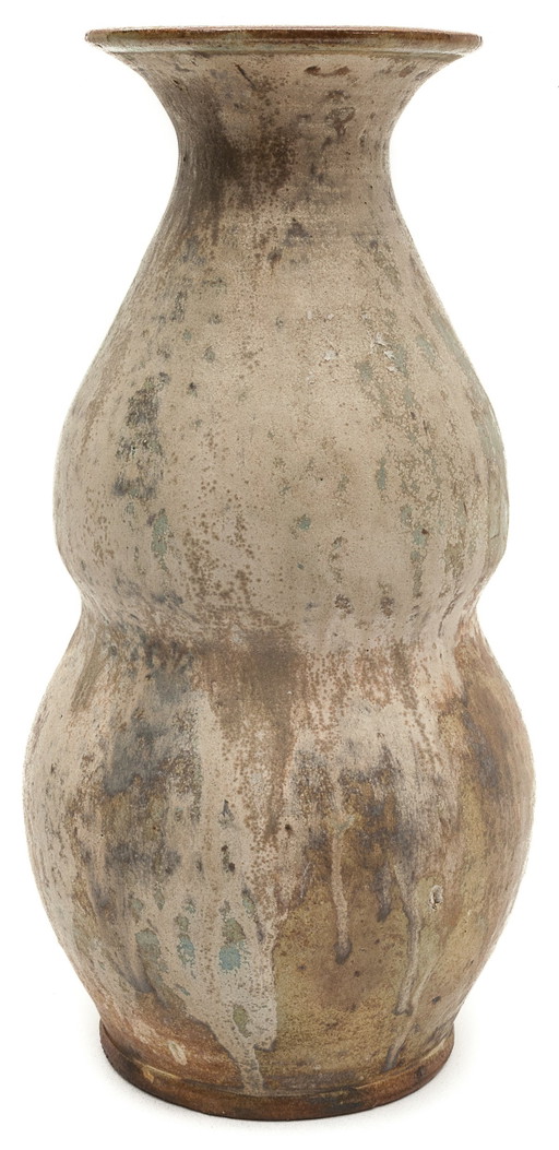 Jarrón rústico de terracota
