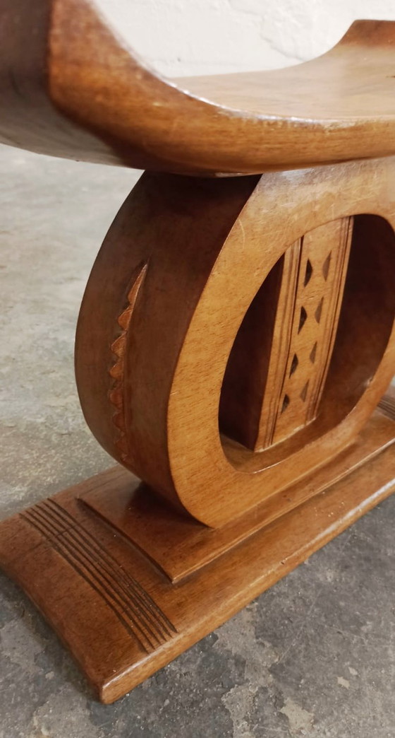 Image 1 of Sgabello Ashanti vintage, africano