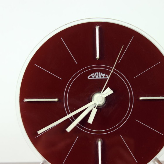Image 1 of Reloj de pie independiente de mediados de siglo XX, una pieza rara de Prim, Checoslovaquia, década de 1960.