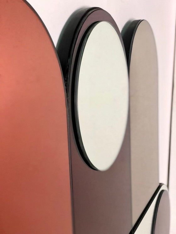 Image 1 of Zirkusspiegel aus Rauchglas, 1994