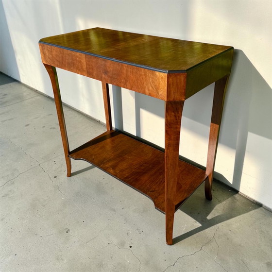 Magnifique console Art déco, conçue par Piet E.L. Izeren pour la manufacture de meubles De Genneper Molen en (photo 3 of 7)