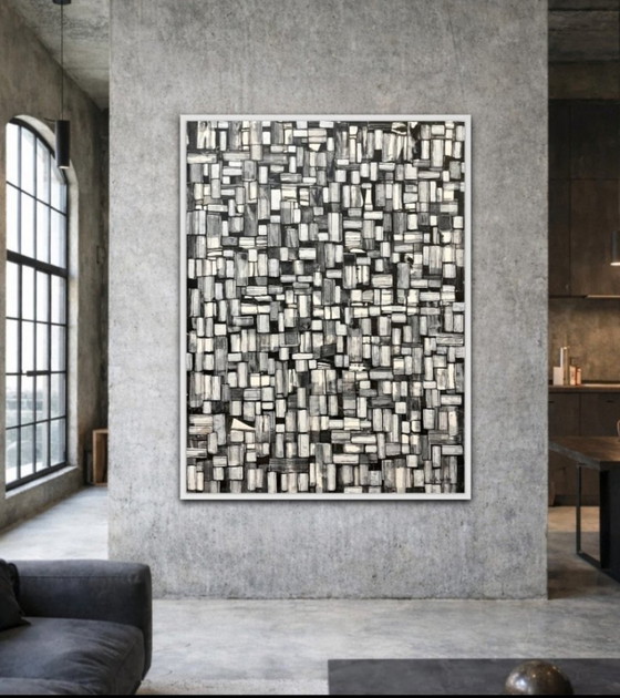 Image 1 of Natia Antadze Abstracte compositie XXL