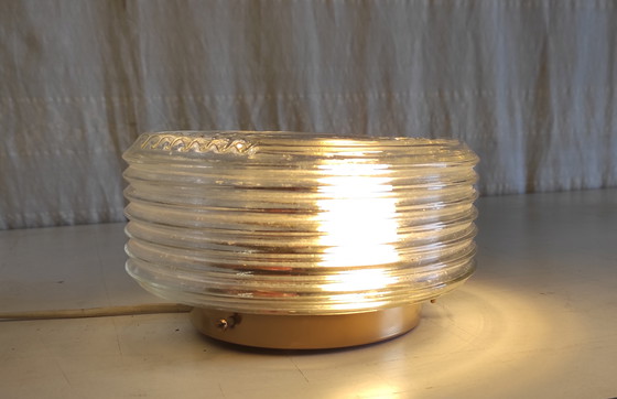 Image 1 of Bauhaus Style Glass Ceiling or Wall Light - Mid-20th Century