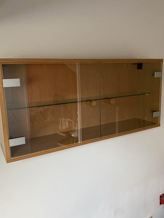 Image 1 of Vintage vitrine hangkastje uit jaren 70/80