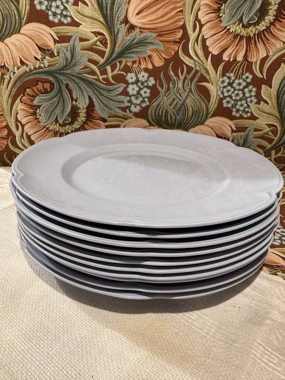 Image 1 of 31 Piece Gray Dawn Blue Johnson Bros. England