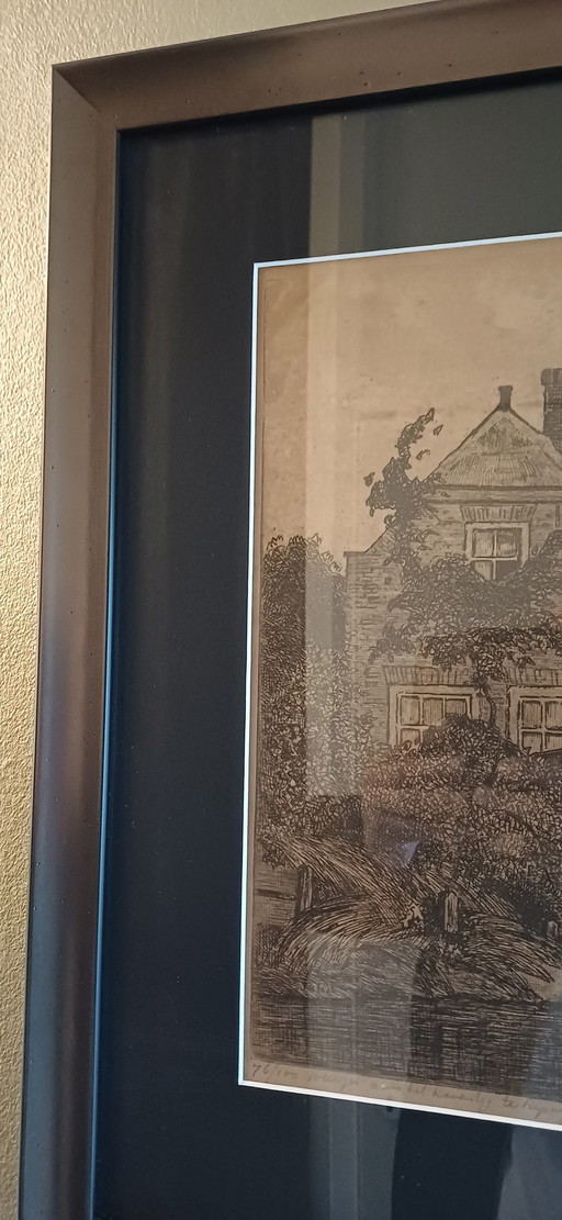 Radierung Pieter de Regt