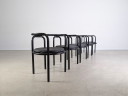 5x Originele Locus Solus Stoelen Poltronova Gae Aulenti Metalen design
