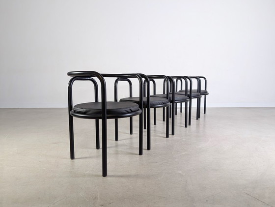 Image 1 of 5x Original Locus Solus Chairs Poltronova Gae Aulenti Metal design