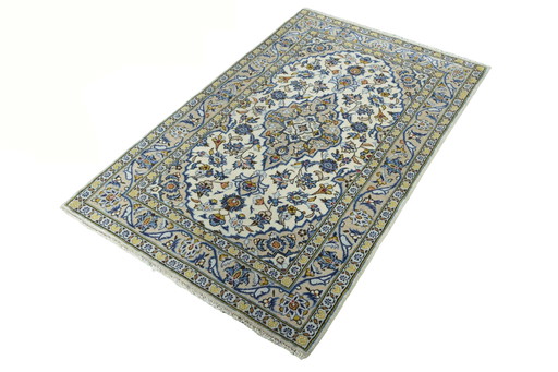 Tapis d'Orient Keshan noué à la main - 157 X 97 cm