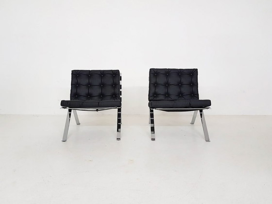 Image 1 of Set of 2 lounge chairs model Euro 1600 by Hans Eichenberger for Girsberger