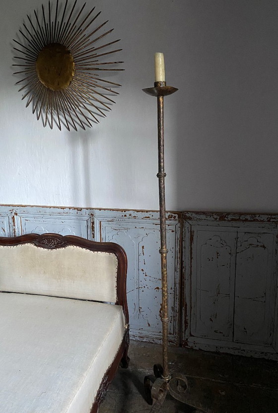 Candelabro de pie – vintage, Portavelas, Hierro (photo 7 of 13)