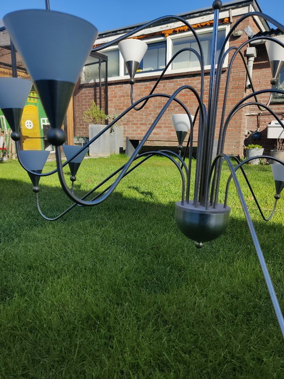 Image 1 of Harco Loor LED ceiling chandelier with shade