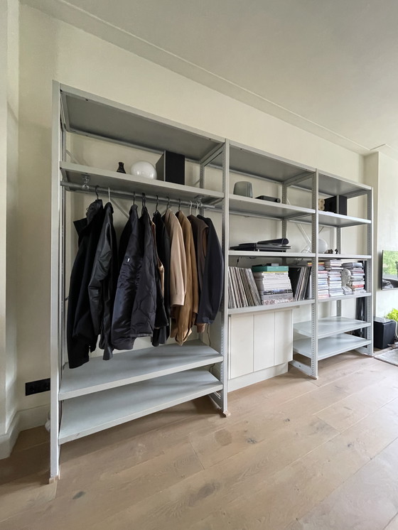 Image 1 of Scaffale vintage in acciaio con ripiani