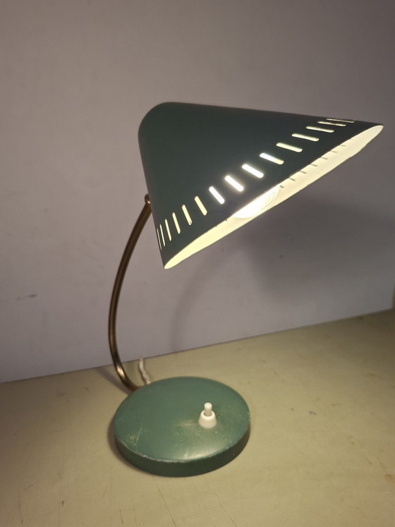 Lampada da scrivania Mid-century suggestiva – Lampade da tavolo, Metal, Brass (photo 3 of 11)