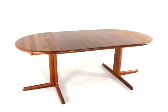 Danish 2x extendable solid teak dining table vintage – Wood (photo 9 of 15)