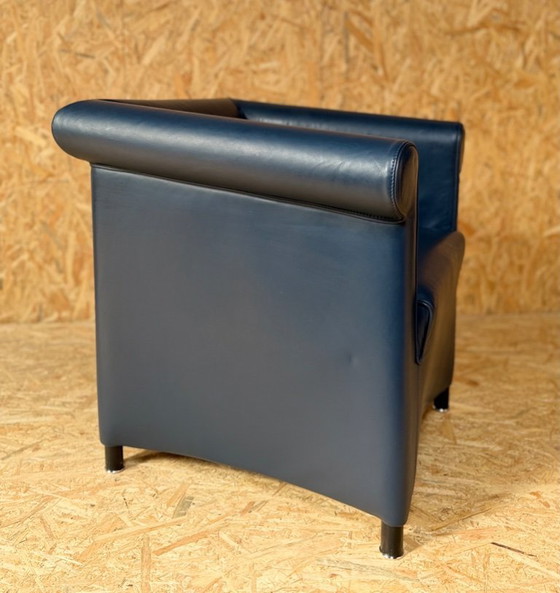 Image 1 of Poltrona Wittmann Petrol Leather Club Paolo Piva
