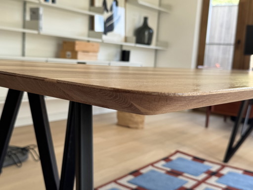 Studio Henk Oak with Butterfly Legs 240x90 cm Table – eettafels, Metal, Wood (photo 2 of 8)