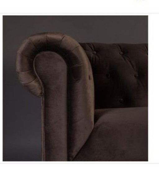 Velvet sofa Dutchbone
