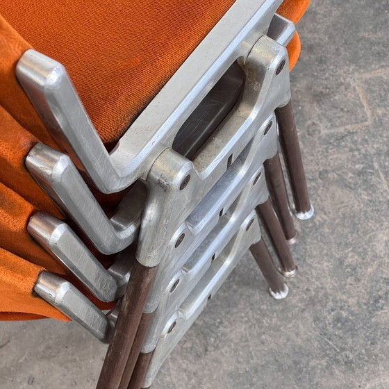 Image 1 of Set of 4 Giancarlo Piretti DSC 106 Chairs for Castelli, 1970s