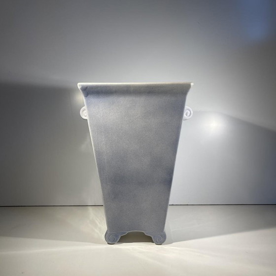 Art Deco Ceramic Vase with Handles by Jean Luce for Villeroy & Boch, Luxembourg, 1930s (photo 8 of 8)
