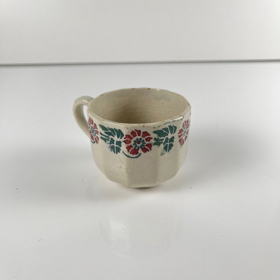 Image 1 of Antieke ijzerstenen beker voor verzamelaars, eind 19e - begin 20e eeuw.