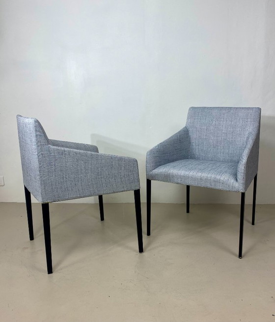 Image 1 of pair of Arper Saari design armchairs