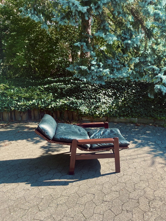 Image 1 of Poltrona reclinabile in teak raro Westnofa