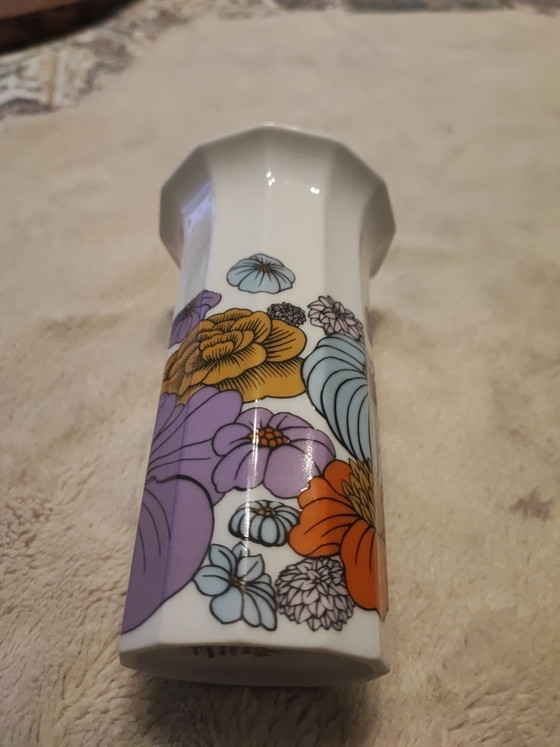 Vaso Vintage Rosenthal Porcellana "Studio Linie", Vasi, Multicolore (foto 4 di 5)