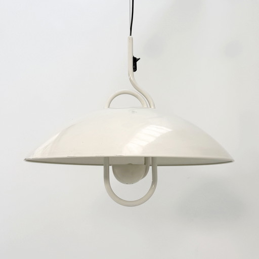 Lampe à suspension Moon par Elio Martinelli pour Martinelli Luce, 1980