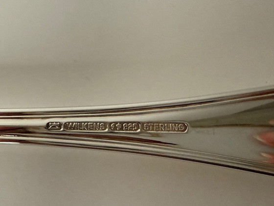 Image 1 of Wilkens Sterling Silver Swedish Faden cutlery 90 pieces 