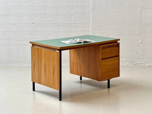 Mid-century desk with linoleum top by Merz Roller, 1960s