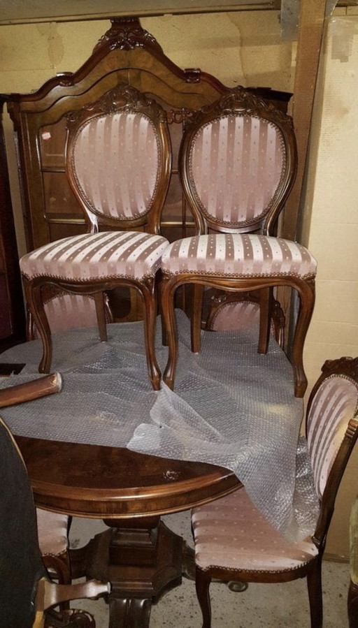Comedor barroco con 6 sillas