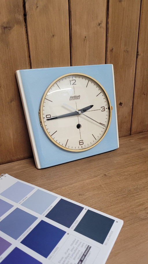 Orologio in ceramica blu