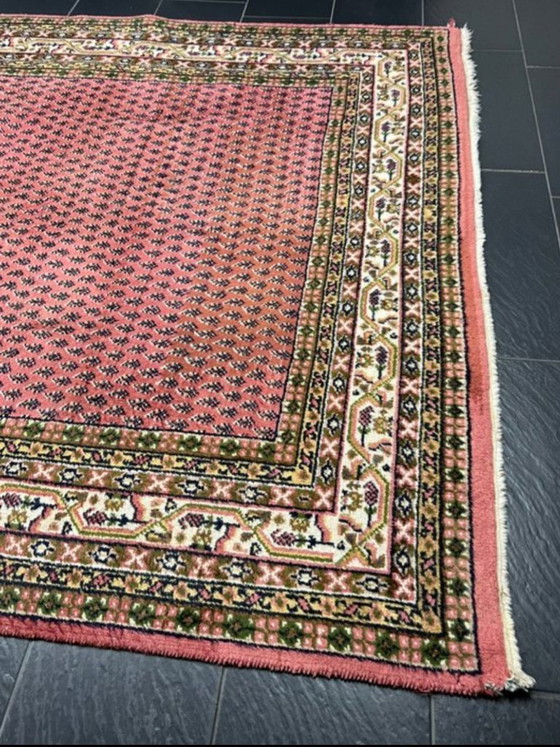 Image 1 of Preciosa alfombra oriental anudada a mano – Sarough Mir (Rosa Antigua / Paisley)