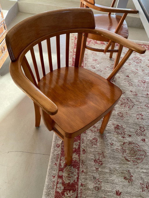 8 sedie da caffè in legno stile vintage Thonet