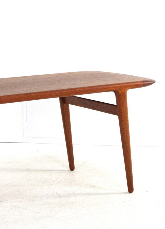 Image 1 of Vintage Deense teak salontafel 'Fugslev'