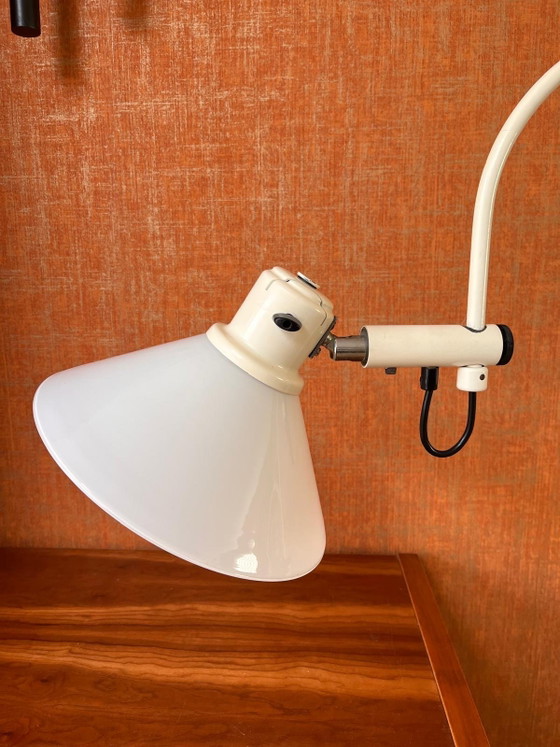 Beautiful Vintage Mid-Century Floor Lamp (1970s) – Floor lights, Plastic, Metal (photo 8 of 9)